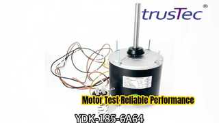 تست موتور فن کندانسور Changzhou Trustec YDK-185-6A64.