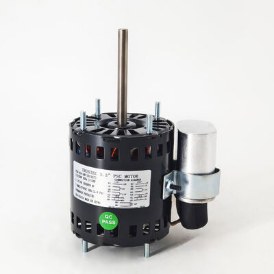 موتور PSC 3.3 اینچی - 1/12HP 1/15HP 1/20HP ولتاژ دوگانه 115V/230V 1550RPM 7.5uF/370V چرخش CCW/CW - موتور جایگزین Fasco D1127 Century 9721